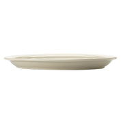 Libbey 740-901 Porcelana Cream Porcelain Platter - 13 1/2"