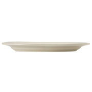 Libbey 740-901 Porcelana Cream Porcelain Platter - 13 5/8"