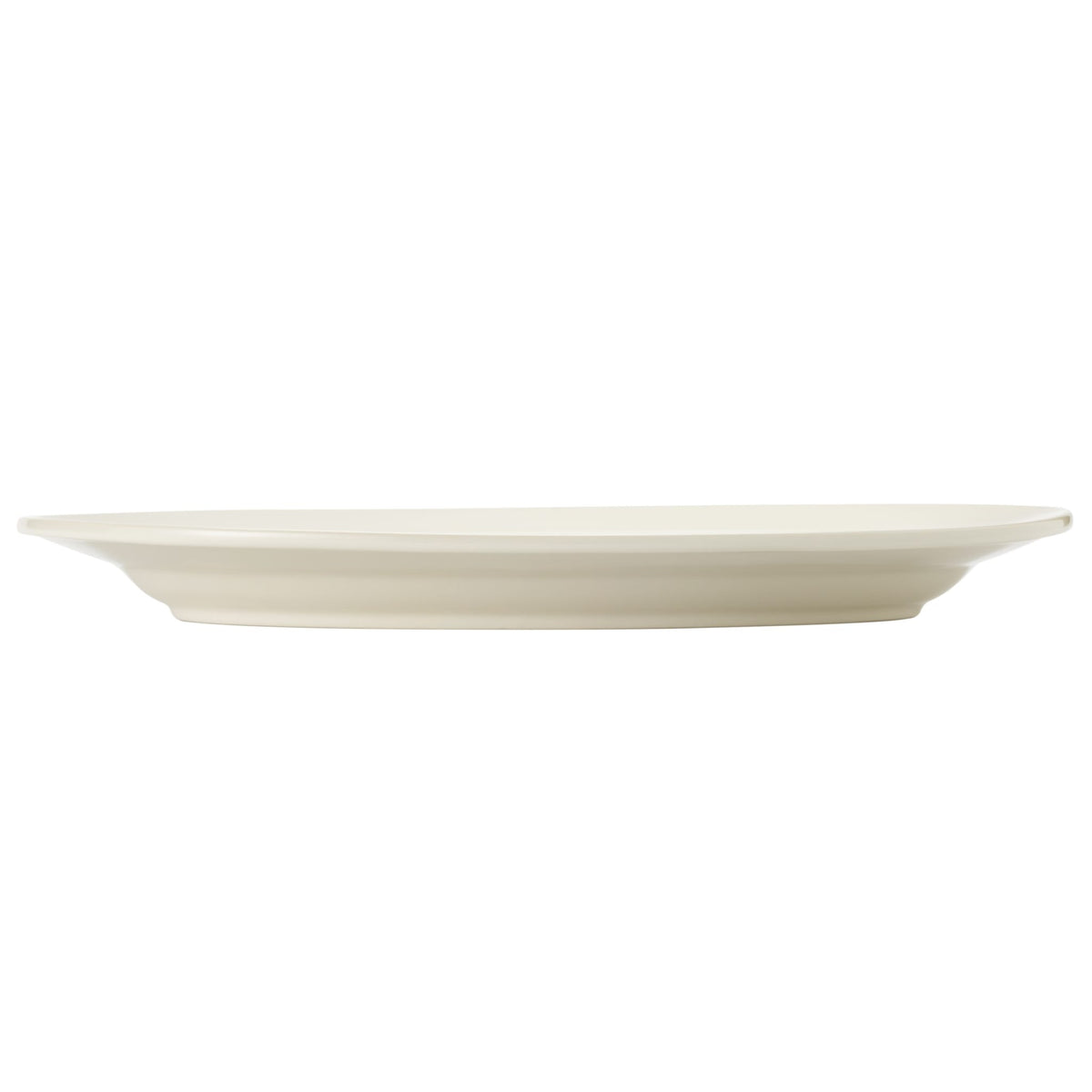 Libbey 740-901 Porcelana Cream Porcelain Platter - 15 1/4"