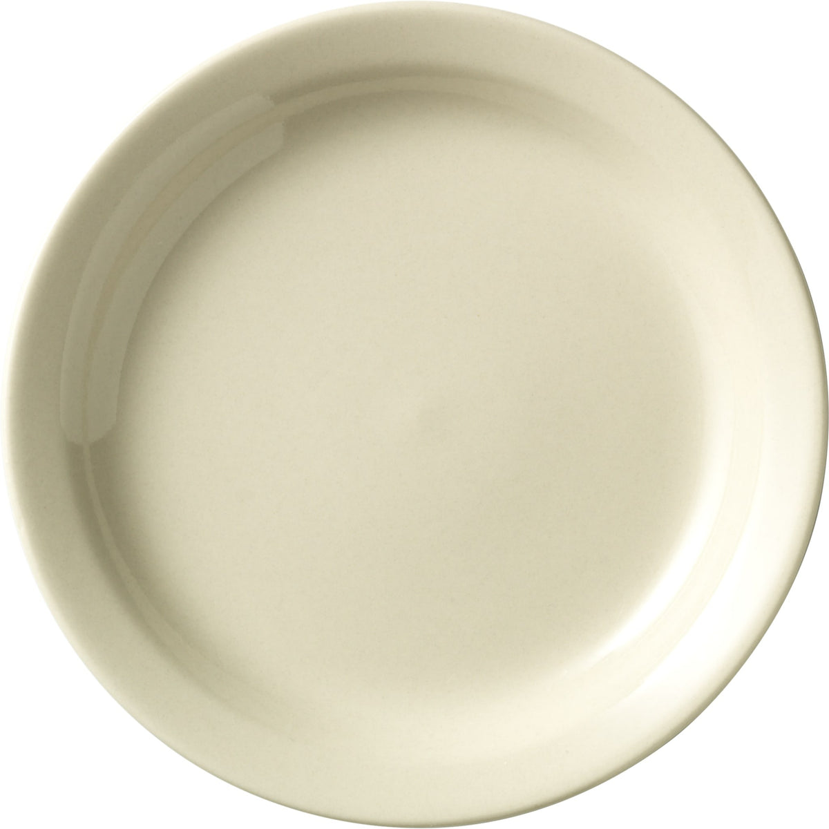 Libbey 740-901 Porcelana Cream Porcelain Plate - 6 1/2"