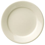 Libbey 740-901 Porcelana Cream Porcelain Plate - 6 1/4"