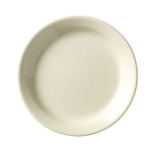 Libbey 740-901 Porcelana Cream Porcelain Plate - 7 1/4"