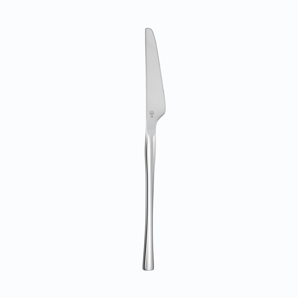 Reserve by Libbey 814 Euro Sleek Stainless Steel Serving Spoon, Silver - 9 3/4"