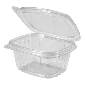 Genpak AD06 PET Plastic Deli Container, 6 oz., Clear, 100/Pack - Default Title