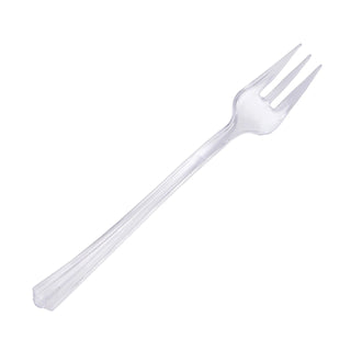 WNA Comet APTFKCL Plastic Tasting Fork, 4 1/5" Long, Clear, 100/Pack - Default Title