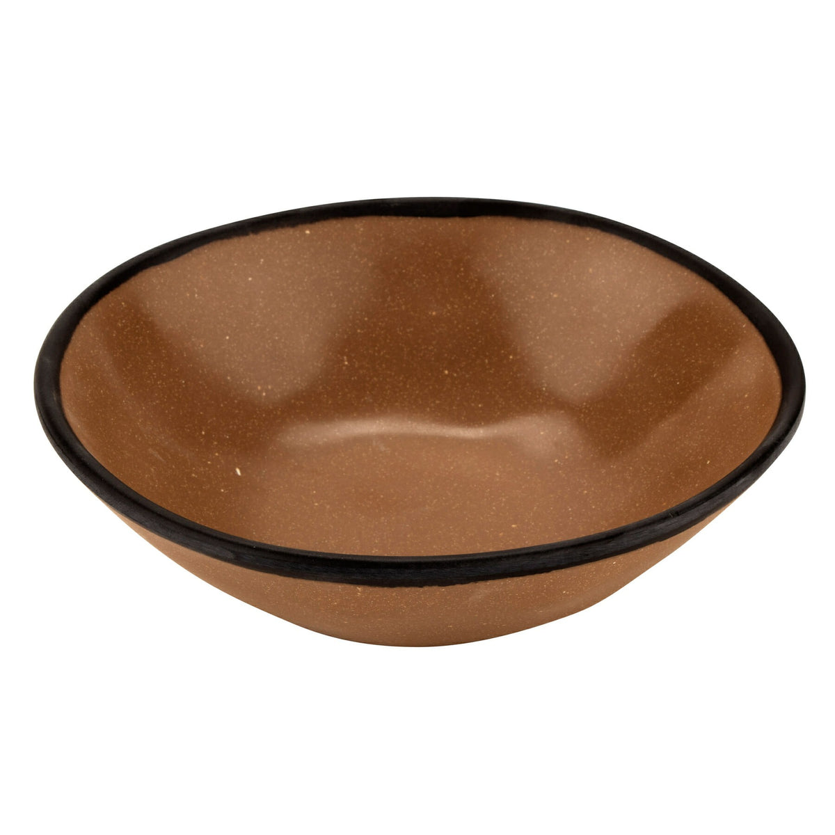 G.E.T. Enterprises B-180 GET Pottery Market Melamine Salad Bowl, 16 oz. - Brown