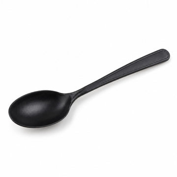 Choice Soup Spoon, 5 3/4" Long, Black, 100/Pack