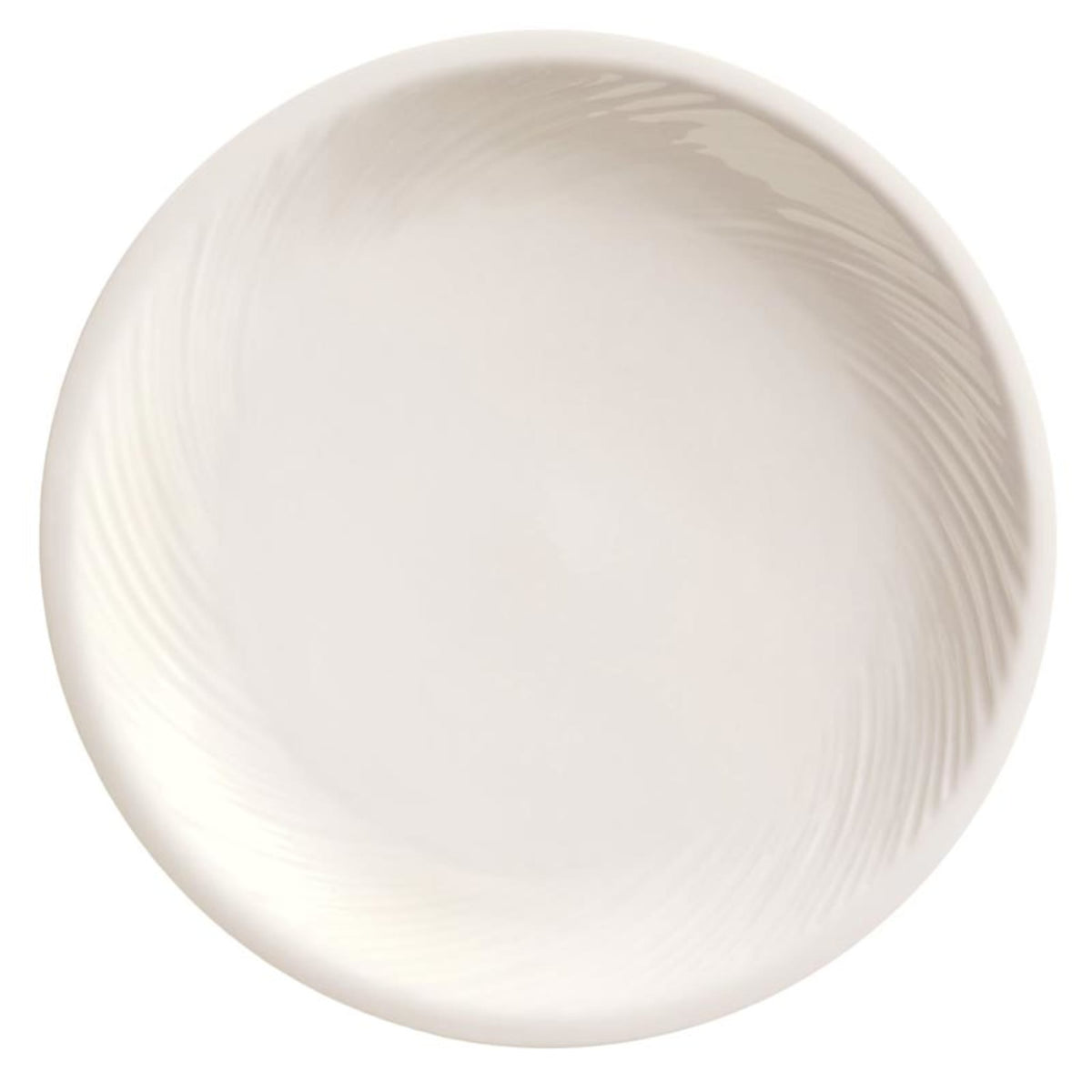 Libbey BO-1145 Basics Orbis Porcelain Plate, 9" Diameter - 1/Sample