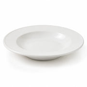 Acopa Bright White Wide Rim Stoneware Pasta Bowl, 16 oz.