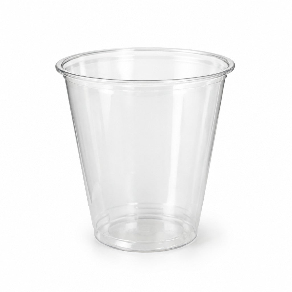 New Roots Plastic Cup, 3 3/4" Diameter, Clear