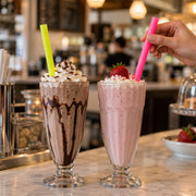 Choice Plastic Straw, Assorted - in use