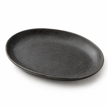 Acopa Stoneware Platter, 6 1/2" x 9 1/2"