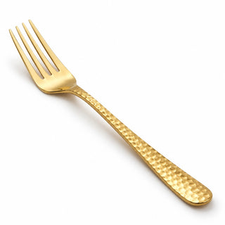 Visions Hammered Fork, Gold, 25/Pack