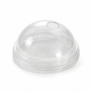 New Roots 9-24 Dome Plastic Cup Lid, 9 - 24 oz., Clear, 40/Pack