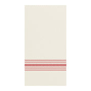 Hoffmaster Tissue Dinner Napkin, 100/Pack - Red White