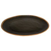 G.E.T. Enterprises P-151 GET Pottery Market Melamine Platter, 11" x 15" - Brown Orange