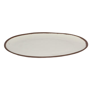G.E.T. Enterprises P-151 GET Pottery Market Melamine Platter, 11" x 15" - Beige Brown