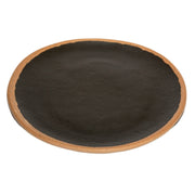 G.E.T. Enterprises P-55 GET Pottery Market Melamine Plate, 5 1/2" Diameter - Brown Orange