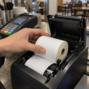 PointPlus Paper Roll, 3" 76 Millimeters x 90', White, 5/Pack - in use