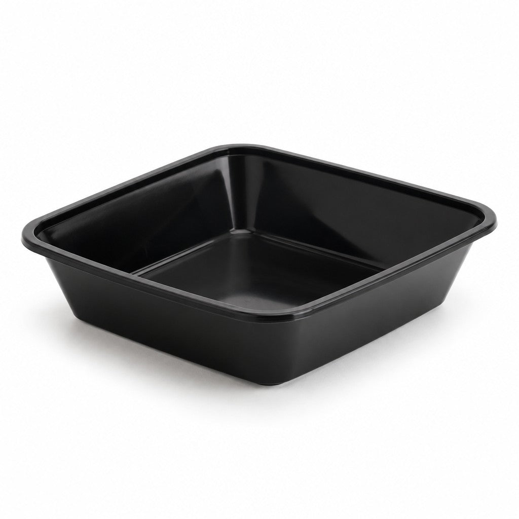 Visions PET Plastic Serving Bowl, Black