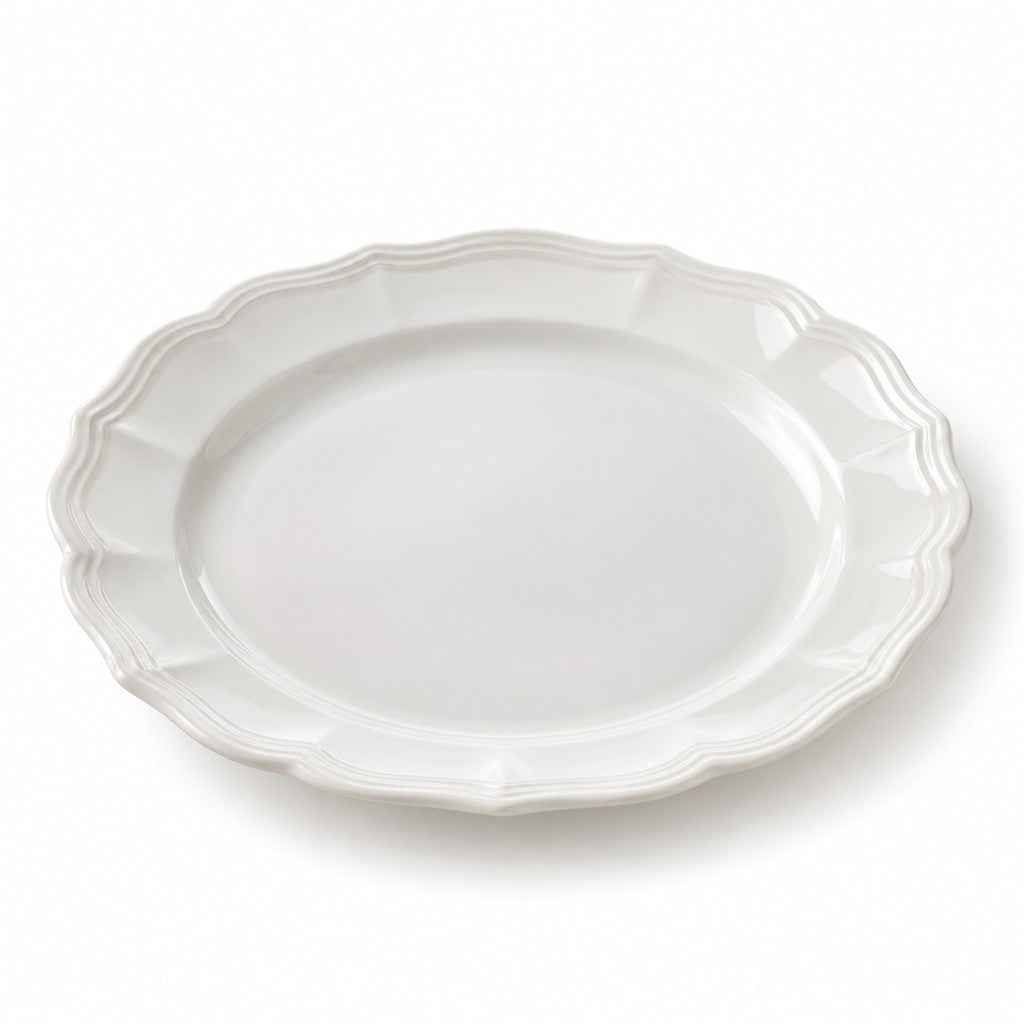 Acopa Condesa Porcelain Plate, Bright White