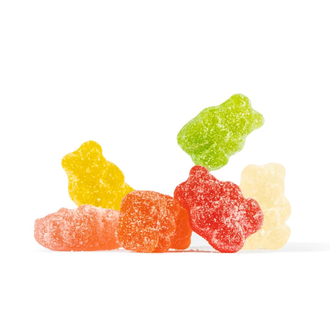 Albanese Gummi Rings - Sour Bears Topping