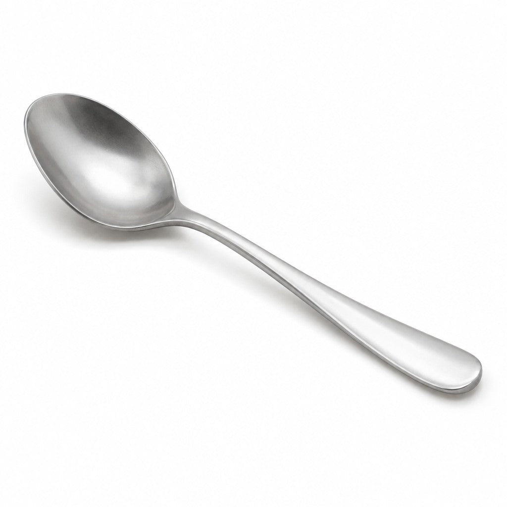 Visions Plastic Soup Spoon, 5 7/8" Long, Silver, 50/Pack