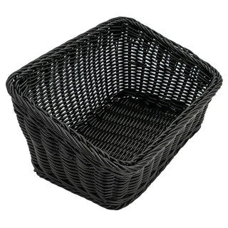 G.E.T. Enterprises WB-1510-BK Poly Cord Basket, 9 1/4" x 13", Black - Default Title