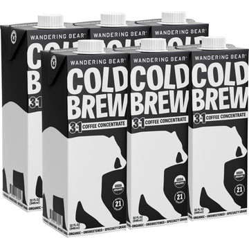 Wandering Bear Coffee WBSC32oz6pak Coffee Concentrate - Default Title