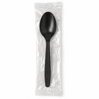 Choice Soup Spoon, 5 3/4" Long, Black, 250/Pack