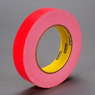 Scotch Printable Flatback Paper Tape 256, Red, 48 in x 60 yd, 6.7 mil