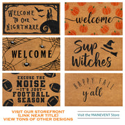 MAINEVENT Hey There Pumpkin Doormat, Coir Fiber, Hey There Pumpkin
