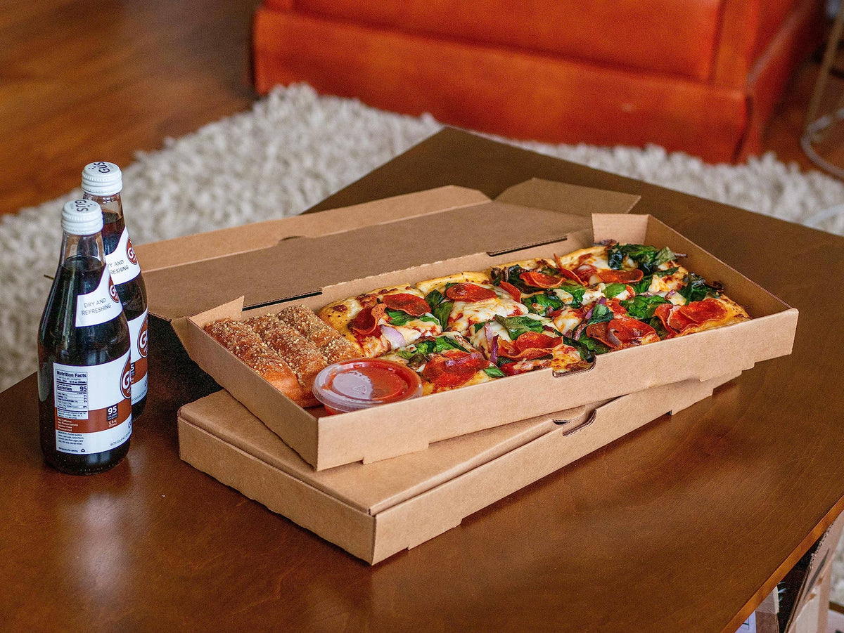 SCT Corrugated Flatbread Pizza Box by SOUTHERN CHAMPION TRAY – 1.55, 100.0 fluid_ounces, Cardboard, Brown, Pack of 100
