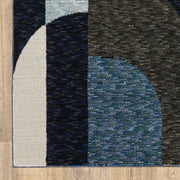 Strada / STR by Oriental Weavers – 5'3" x 7'3", Nylon, Blue/ Grey, Model SSTR03160230ST