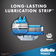 Mach3 Turbo Cartridges by Gillette – 4 Count (Pack of 1), Model 66182