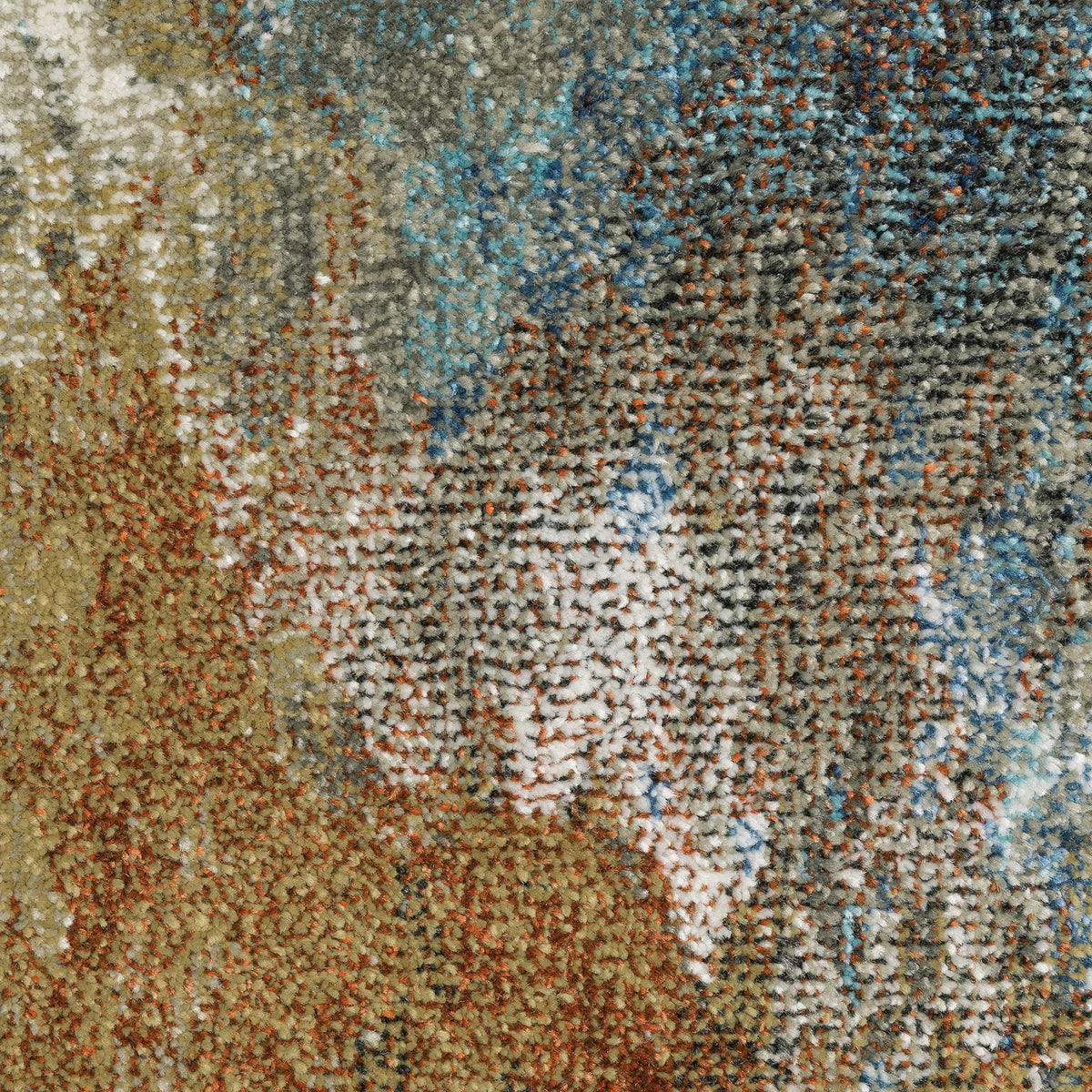 Venice / 8123X by Oriental Weavers – 6'7" x 9'2" (Rectangular), Polypropylene, Blue/ Gold, Model V8123X200280ST