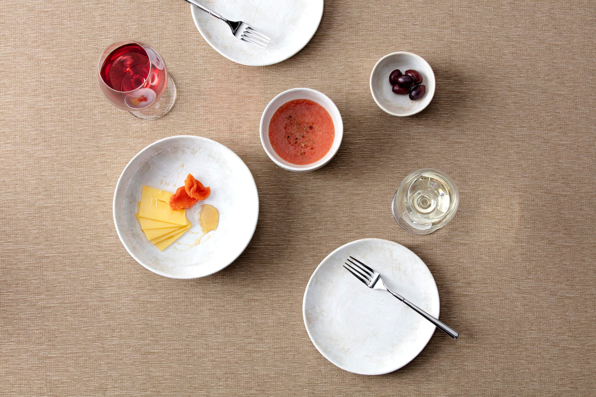 Cloud Terre by Collection No 2 Stoneware 16 Piece Dinnerware Set by Fortessa – Service for 4, Stoneware, White, Pack of 16, Model 16PPS.CT.2.WH