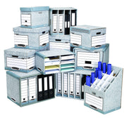 Bankers Box Blue / 100mm / Modern Storage File Boxes