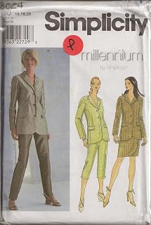 Simplicity 8624, Misses' Wardrobe by Millennium, Size U (16-20)