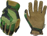 Mechanix Wear FastFit Woodland Camo Tactical Touchscreen Gloves (Large, Camouflage)