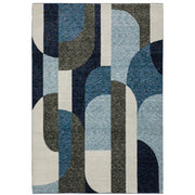 Strada / STR by Oriental Weavers – 5'3" x 7'3", Nylon, Blue/ Grey, Model SSTR03160230ST