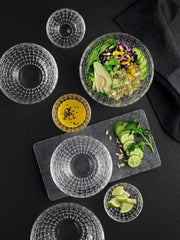Bossa Nova Round Crystal Dip Bowls by Nachtmann – Set of 4, 3.5 fluid_ounces, Fine Crystal, White, Pack of 4
