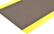 Notrax 825 Cushion Stat™ w/Dyna-Shield® Dissipative/Anti-Static Mat | 3' X 60' Black/Yellow