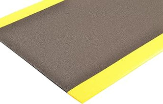 Notrax 825 Cushion Stat™ w/Dyna-Shield® Dissipative/Anti-Static Mat | 3' X 60' Black/Yellow
