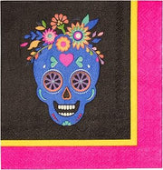 Sophistiplate Sugar Plum Party Cocktail Napkin Day of Dead, Pack of 48