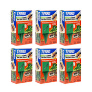 Outdoor Liquid Ant Baits - 6 Pack by Terro – 48 Bait Stations, Black, Model T1812