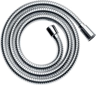 hansgrohe Sensoflex metal shower hose 2.00 m, anti-kink and tangle free, chrome effect 28134000