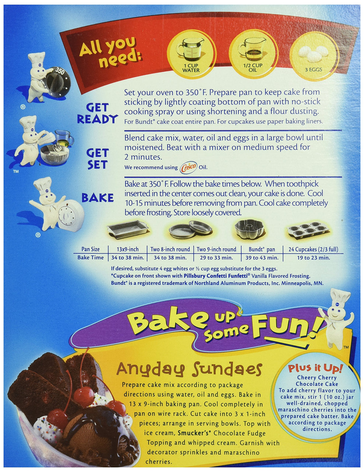 Pillsbury Devil's Food / 15.25 Ounce (Pack of 1) / 1 Cakes