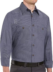 Red Kap Men's RK Micro Check Uniform Shirt