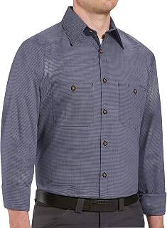 Red Kap Men's RK Micro Check Uniform Shirt